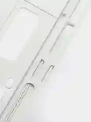 Рамка AUTORET прочная для госномера, белая, без надписи, 1 штука