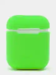 Зеленый чехол для Apple AirPods 1/2 / Pro, 6 цветов, силиконовый
