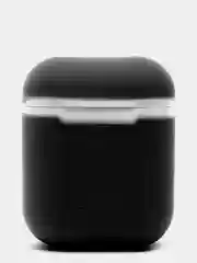 Черный чехол для Apple AirPods 1/2 / Pro, 6 цветов, силиконовый