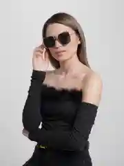 Очки солнцезащитные, солнечные, имиджевые с чехлом и салфеткой