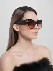 Терракотовый очки женские солнцезащитные
