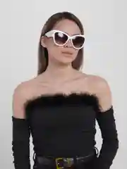 Белый очки женские солнцезащитные