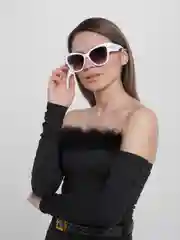 Белый очки женские солнцезащитные