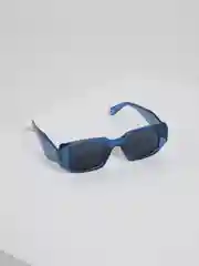 Синий очки солнцезащитные прямоугольные с широкой дужкой