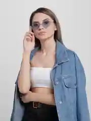 Лавандовый солнцезащитные женские очки