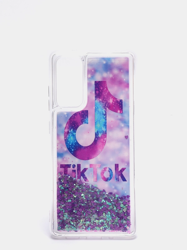 Силиконовый чехол переливашка Samsung Galaxy S20 FE (2020), (TikTok)