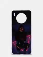 Пурпурный силиконовый чехол Honor 50 Lite, с рисунком