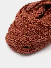 Шоколадный тесьма отделочная декоративная ширина 1см длина 3м