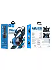 Красный игровые наушники Hoco W105, полноразмерные