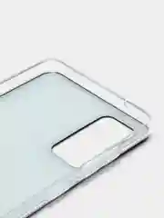Серый меланж силиконовый чехол на Samsung Galaxy S20 FE / Самсунг S20 FE прозрачный, с рисунком