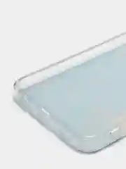 Светло-синий силиконовый чехол на Oppo Realme 8/8 Pro / Оппо Реалми 8/8 Про прозрачный, с рисунком