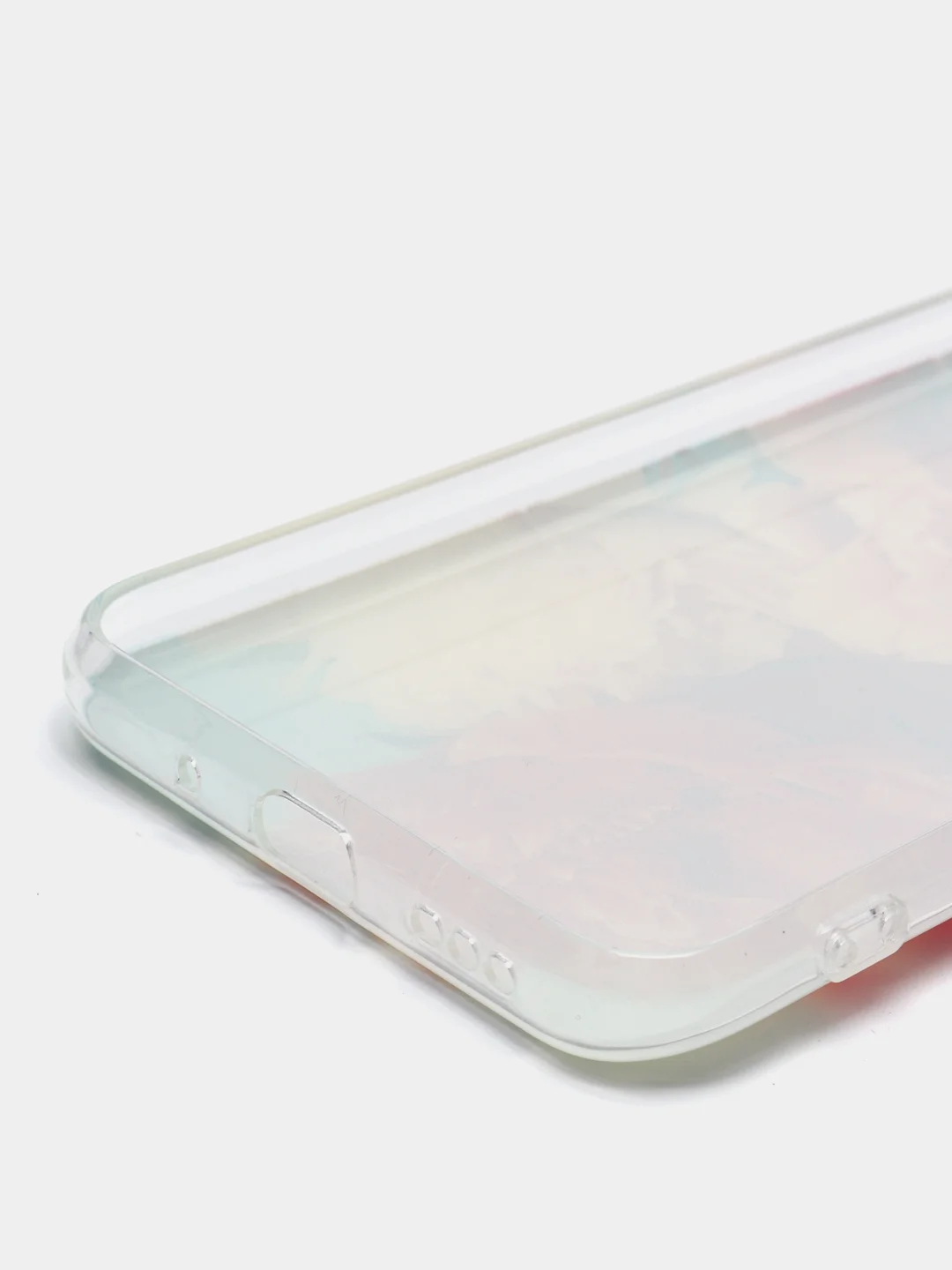 Конфетный силиконовый чехол на Xiaomi Redmi 9A / Сяоми Редми 9А прозрачный с рисунком, защита камеры