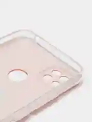 Пастельно-коралловый силиконовый чехол на Xiaomi Redmi 9C / Сяоми Редми 9С прозрачный с рисунком, защита камеры