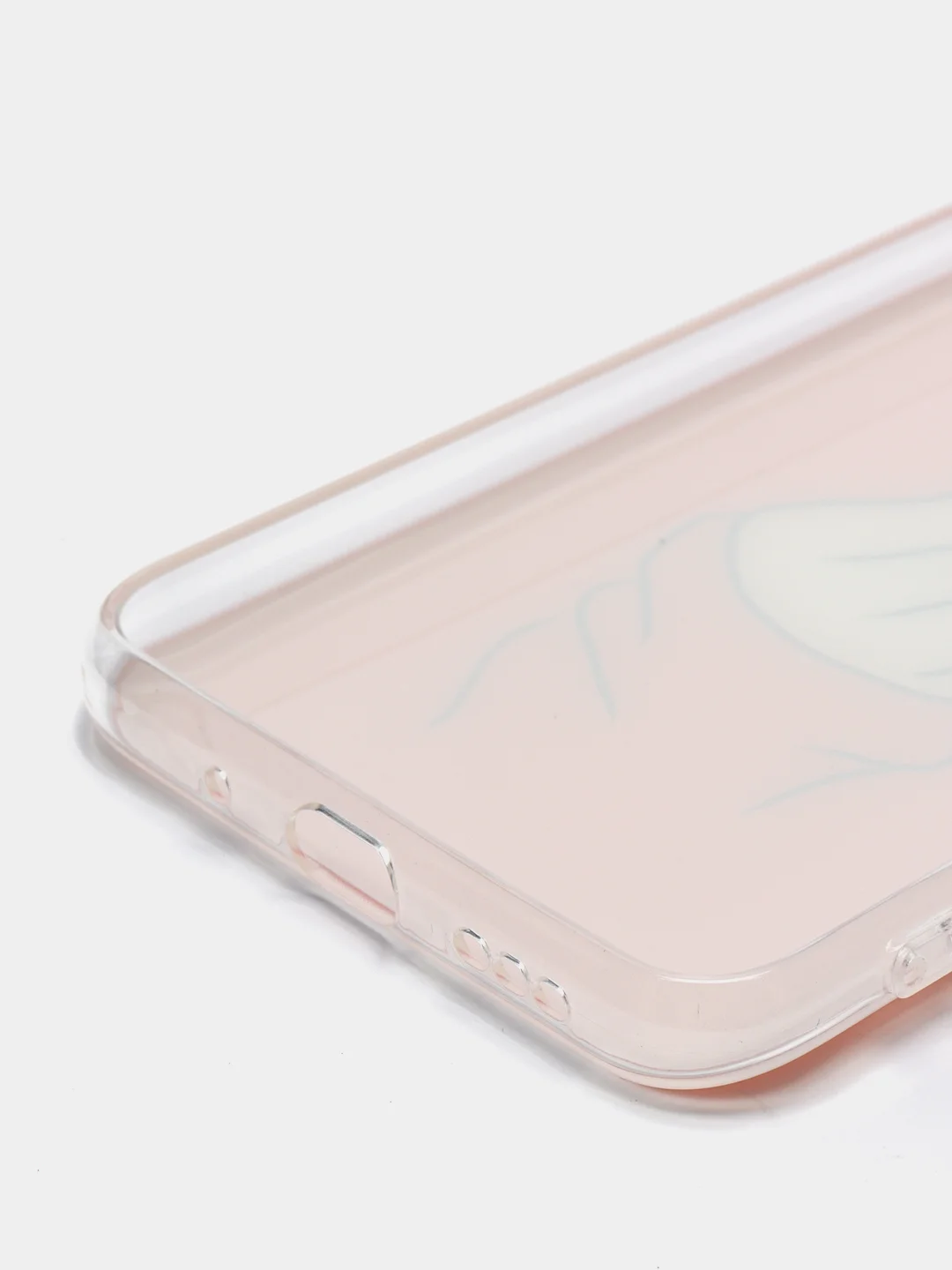 Пастельно-коралловый силиконовый чехол на Xiaomi Redmi 9C / Сяоми Редми 9С прозрачный с рисунком, защита камеры