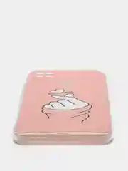 Пастельно-коралловый силиконовый чехол на Xiaomi Redmi 9C / Сяоми Редми 9С прозрачный с рисунком, защита камеры
