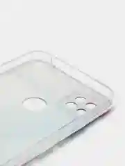 Ледяной силиконовый чехол на Xiaomi Redmi 9C / Сяоми Редми 9С прозрачный с рисунком, защита камеры