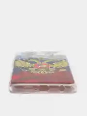 Синий силиконовый чехол на Xiaomi Poco X3/X3 Pro / Сяоми Poco X3/Х3 Про прозрачный, с рисунком