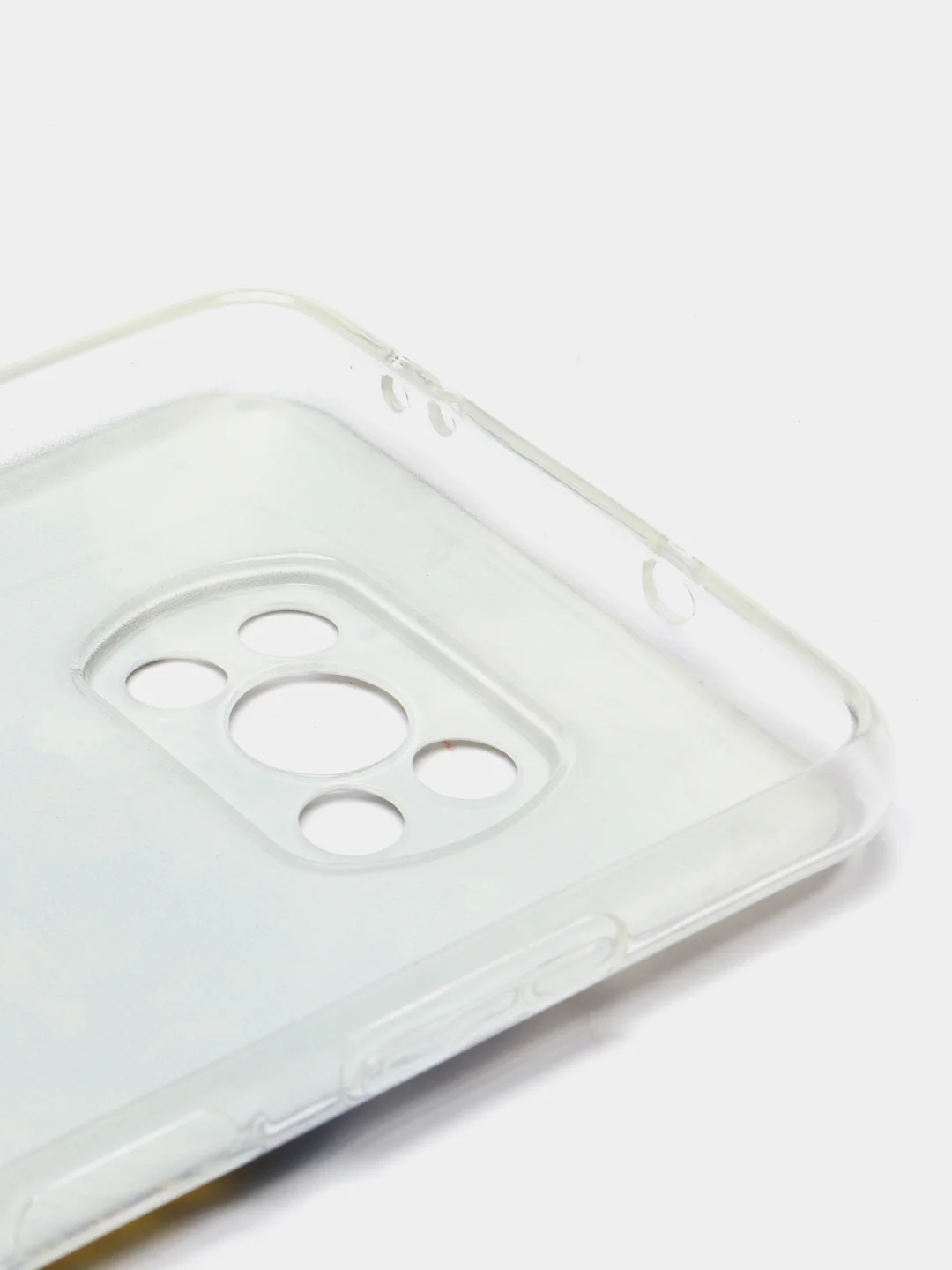 Синий силиконовый чехол на Xiaomi Poco X3/X3 Pro / Сяоми Poco X3/Х3 Про прозрачный, с рисунком