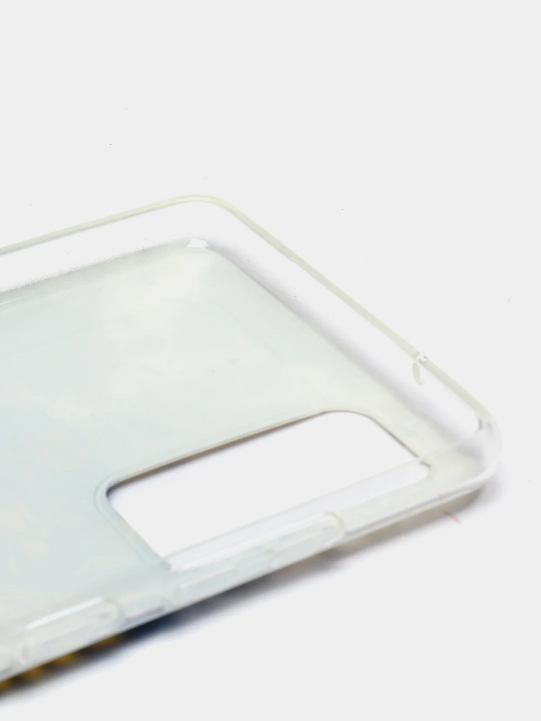 Синий силиконовый чехол на Samsung Galaxy S20 FE / Самсунг S20 FE прозрачный, с рисунком