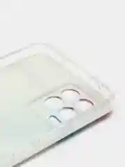Ледяной силиконовый чехол на Oppo Realme 8/8 Pro / Оппо Реалми 8/8 Про прозрачный, с рисунком