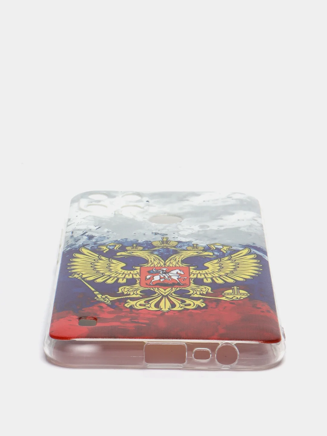 Синий силиконовый чехол на Oppo Realme C21Y/C25Y / Оппо Реалми C21Y/C25Y прозрачный, с рисунком
