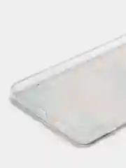 Светло-бежевый силиконовый чехол на Samsung Galaxy S20 FE / Самсунг S20 FE прозрачный, с рисунком