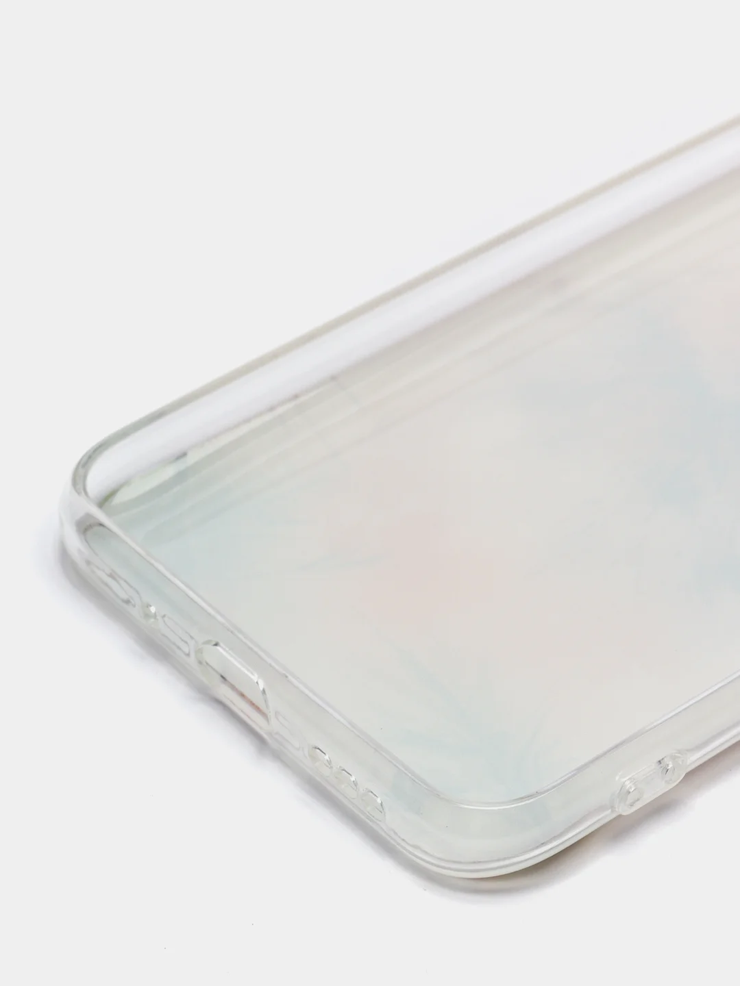 Светло-бежевый силиконовый чехол на Xiaomi Redmi 9C / Сяоми Редми 9С прозрачный с рисунком, защита камеры