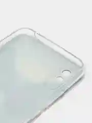 Синий меланж силиконовый чехол на Xiaomi Redmi 9A / Сяоми Редми 9А прозрачный с рисунком, защита камеры