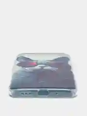 Синий меланж силиконовый чехол на Xiaomi Redmi 9A / Сяоми Редми 9А прозрачный с рисунком, защита камеры