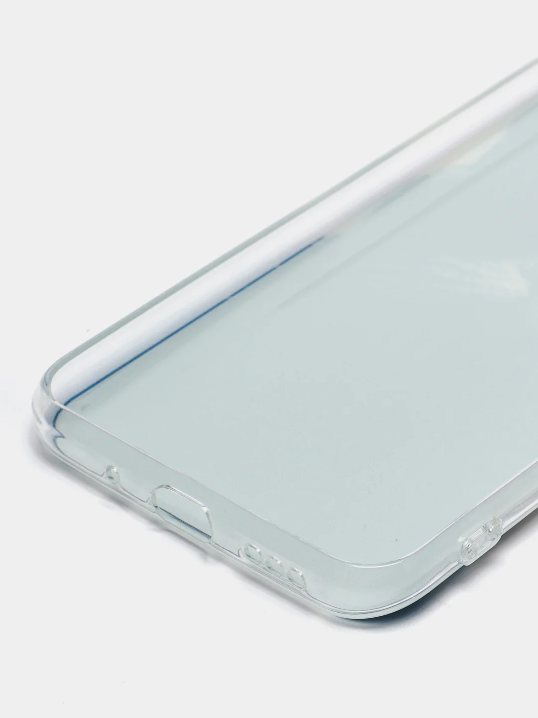 Синий меланж силиконовый чехол на Xiaomi Redmi 9A / Сяоми Редми 9А прозрачный с рисунком, защита камеры