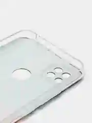 Бордовый силиконовый чехол на Xiaomi Redmi 9C / Сяоми Редми 9С прозрачный с рисунком, защита камеры