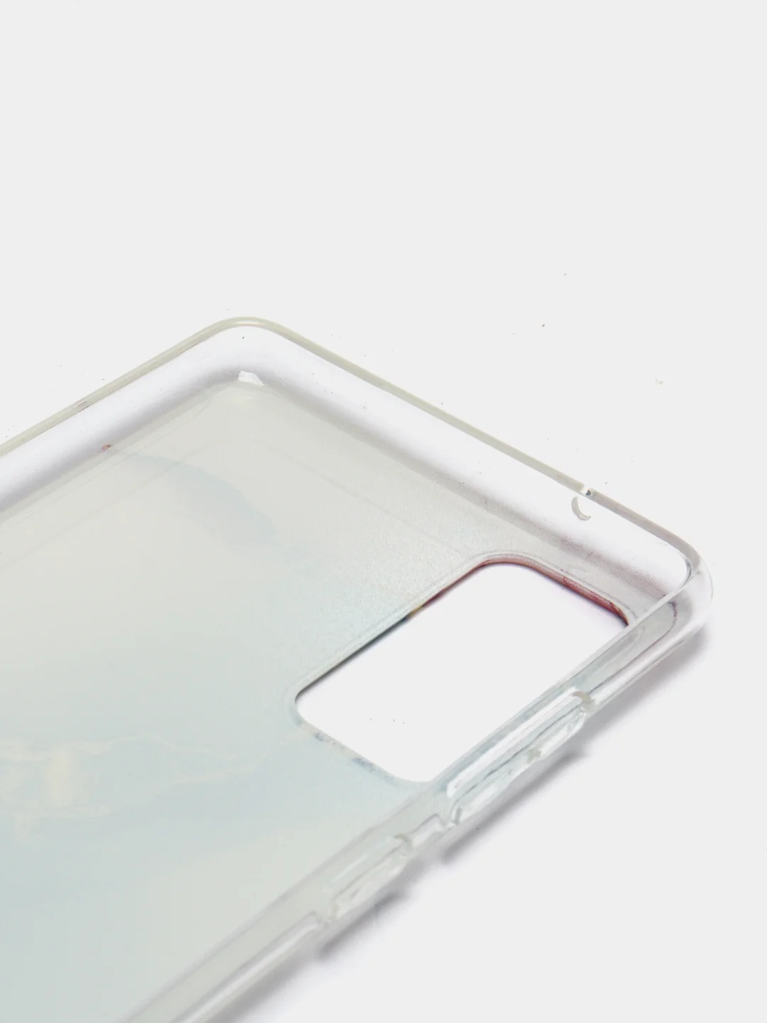 Ледяной силиконовый чехол на Samsung Galaxy S20 FE / Самсунг S20 FE прозрачный, с рисунком