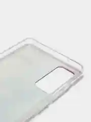 Ледяной силиконовый чехол на Samsung Galaxy S20 FE / Самсунг S20 FE прозрачный, с рисунком