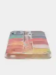 Бордовый силиконовый чехол на Oppo Realme C21Y/C25Y / Оппо Реалми C21Y/C25Y прозрачный, с рисунком