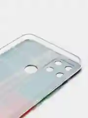 Бордовый силиконовый чехол на Oppo Realme C21Y/C25Y / Оппо Реалми C21Y/C25Y прозрачный, с рисунком