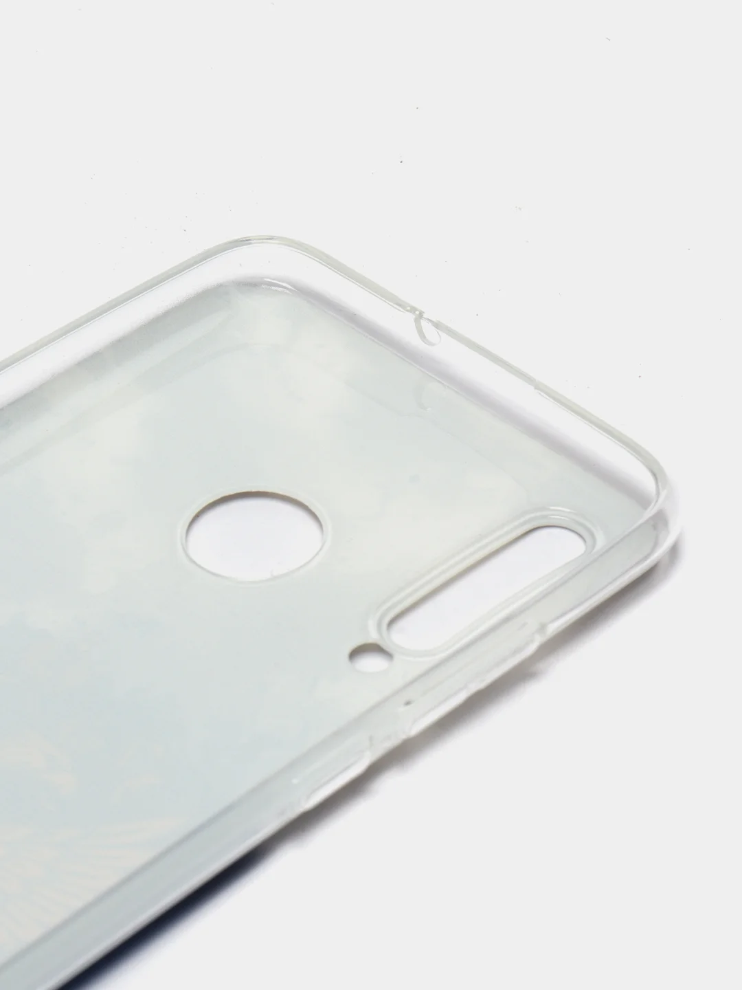 Синий чехол на Honor 10i/20 Lite 2019/20e/Huawei P Smart Plus 2019 / Хонор 10i прозрачный