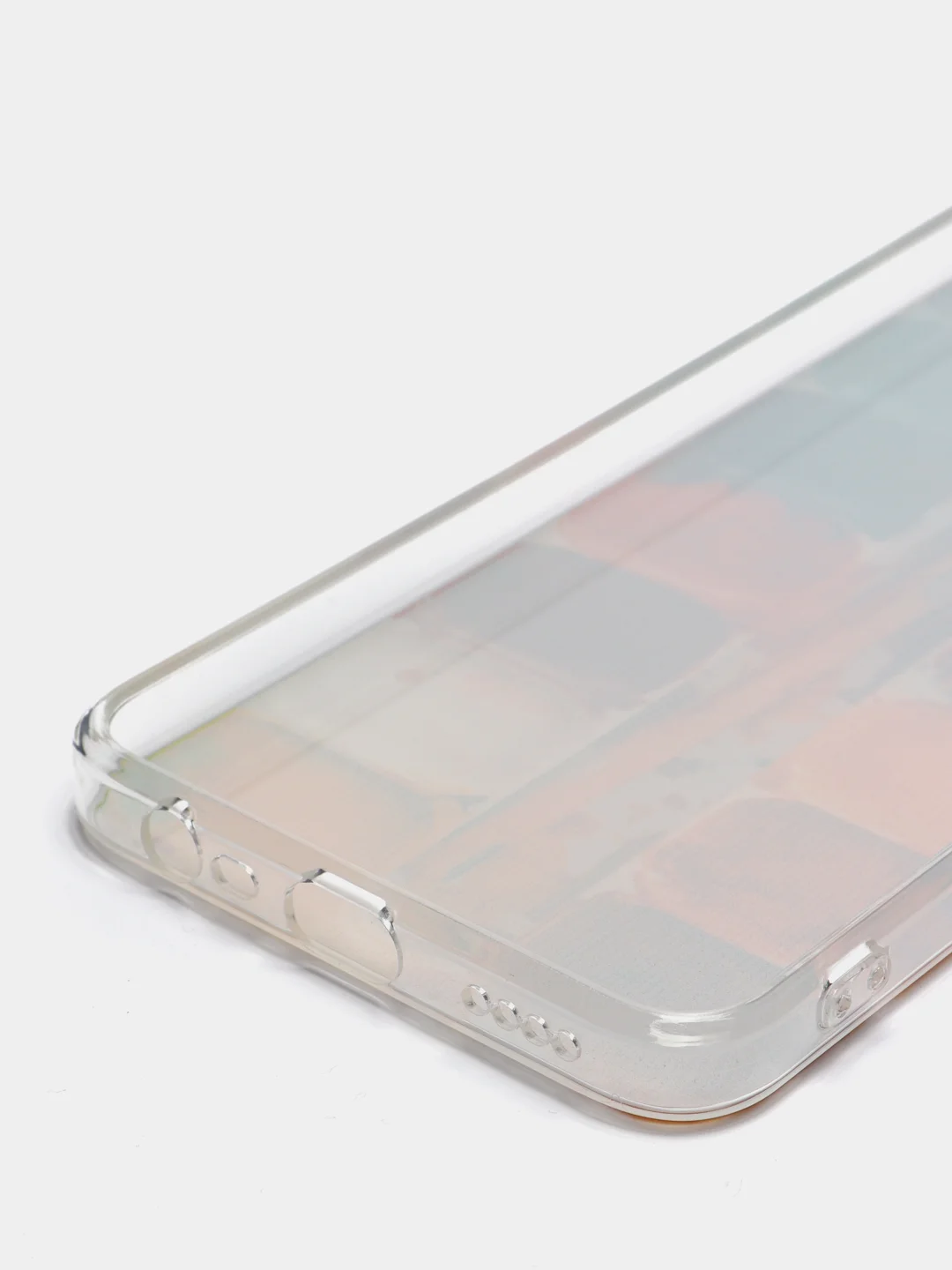 Бордовый силиконовый чехол на Oppo Realme 8/8 Pro / Оппо Реалми 8/8 Про прозрачный, с рисунком
