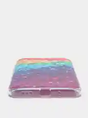 Багровый силиконовый чехол на Xiaomi Redmi 9A / Сяоми Редми 9А прозрачный с рисунком, защита камеры