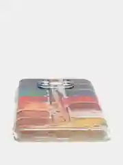 Бордовый силиконовый чехол на Xiaomi Poco X3/X3 Pro / Сяоми Poco X3/Х3 Про прозрачный, с рисунком