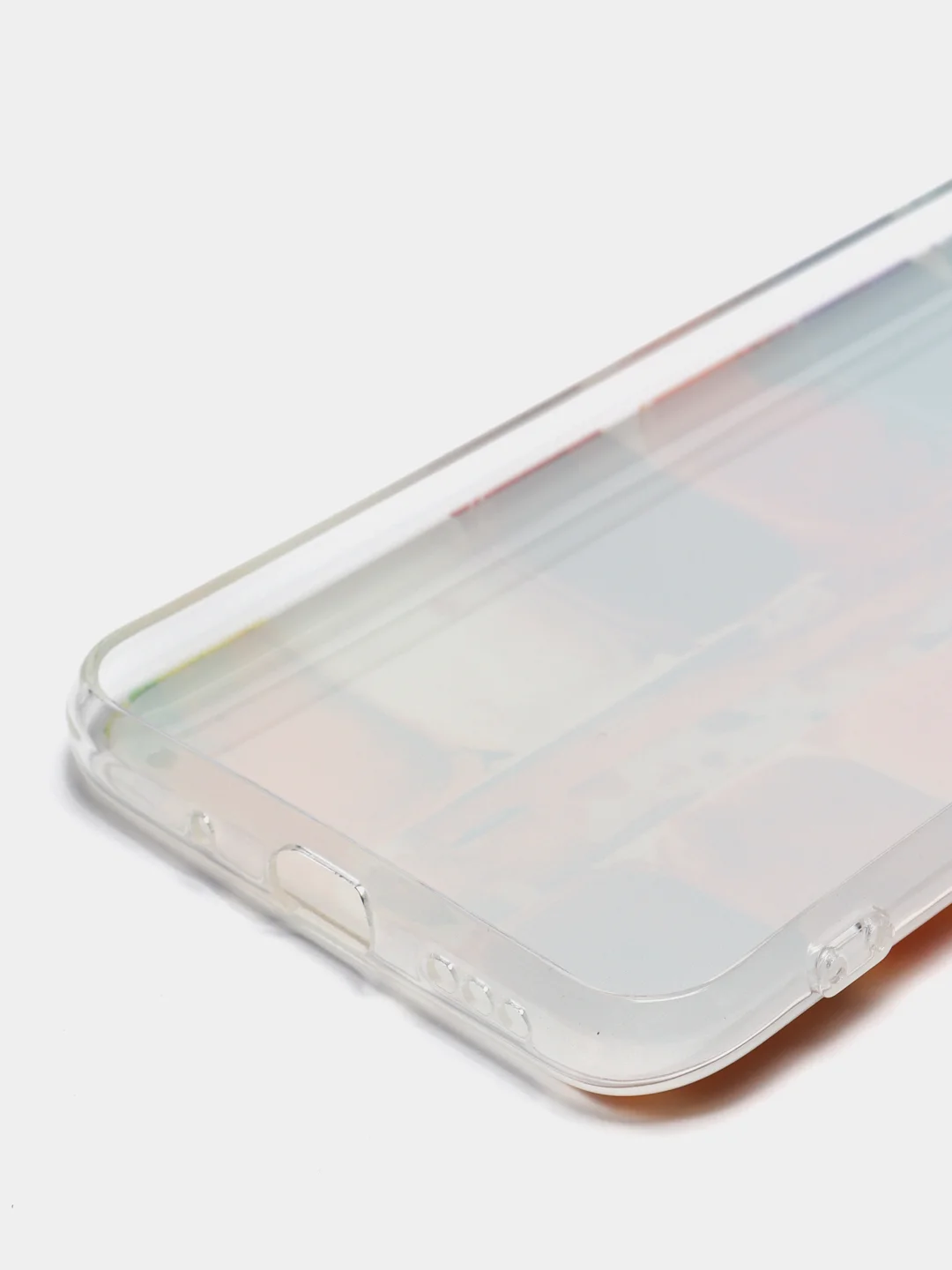 Бордовый силиконовый чехол на Xiaomi Redmi 9A / Сяоми Редми 9А прозрачный с рисунком, защита камеры