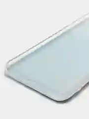 Светло-синий силиконовый чехол на Xiaomi Redmi 9A / Сяоми Редми 9А прозрачный с рисунком, защита камеры