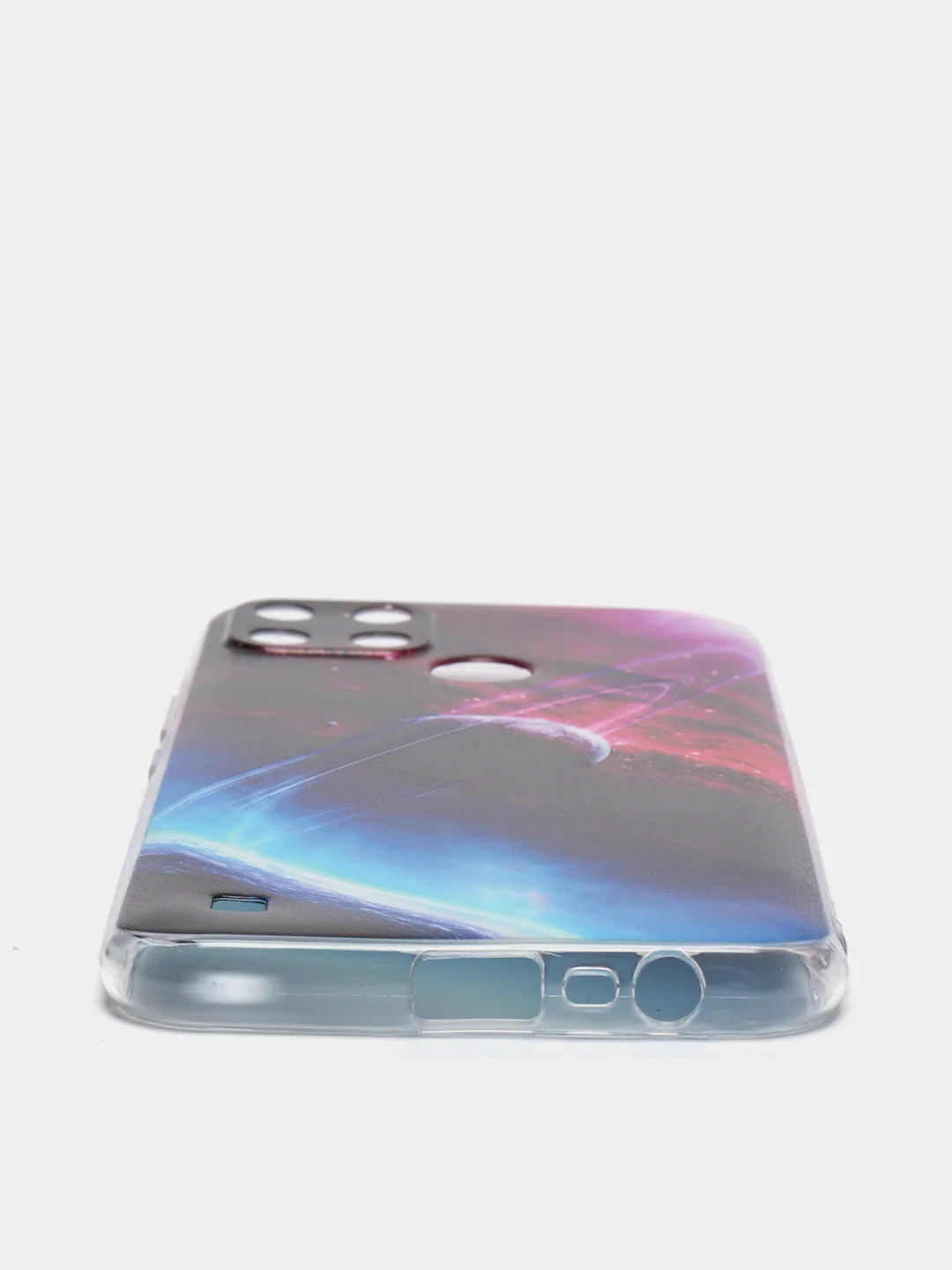 Аметистовый силиконовый чехол на Oppo Realme C21Y/C25Y / Оппо Реалми C21Y/C25Y прозрачный, с рисунком