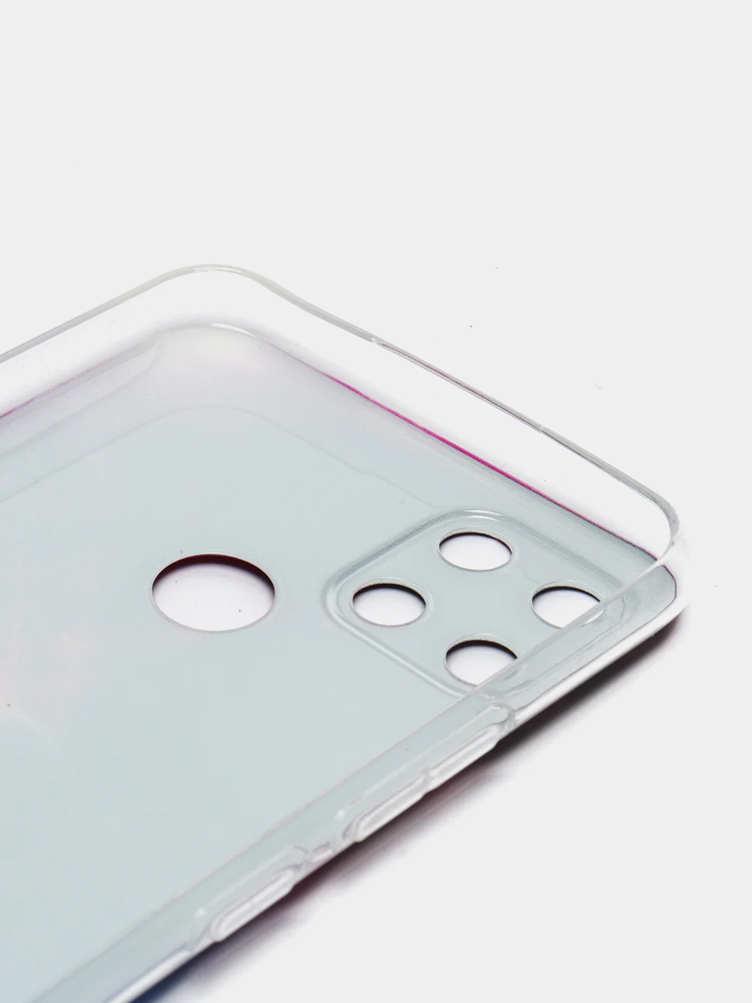 Аметистовый силиконовый чехол на Oppo Realme C21Y/C25Y / Оппо Реалми C21Y/C25Y прозрачный, с рисунком
