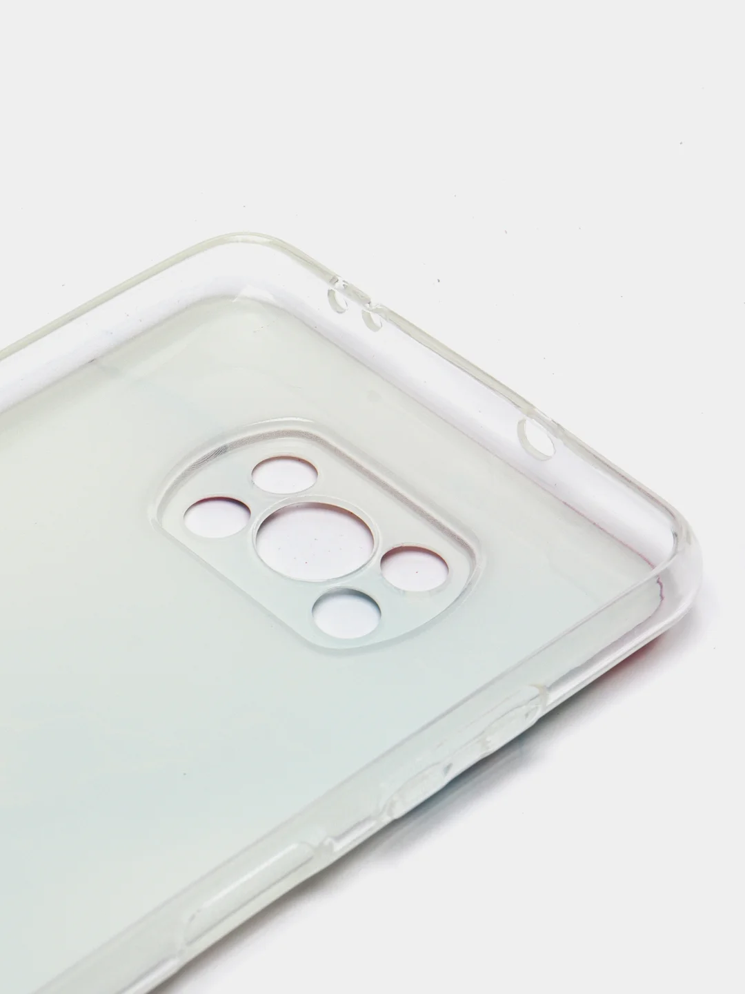 Ледяной силиконовый чехол на Xiaomi Poco X3/X3 Pro / Сяоми Poco X3/Х3 Про прозрачный, с рисунком