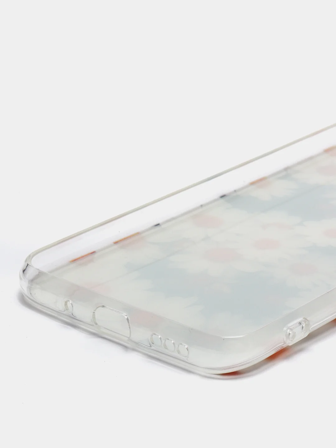 Золотой силиконовый чехол на Xiaomi Redmi 9A / Сяоми Редми 9А прозрачный с рисунком, защита камеры