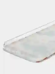 Золотой силиконовый чехол на Xiaomi Redmi 9A / Сяоми Редми 9А прозрачный с рисунком, защита камеры