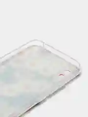 Золотой силиконовый чехол на Xiaomi Redmi 9A / Сяоми Редми 9А прозрачный с рисунком, защита камеры