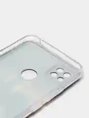 Коричневый силиконовый чехол на Xiaomi Redmi 9C / Сяоми Редми 9С прозрачный с рисунком, защита камеры