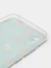 Светло-оранжевый силиконовый чехол на Xiaomi Redmi 9A / Сяоми Редми 9А прозрачный с рисунком, защита камеры