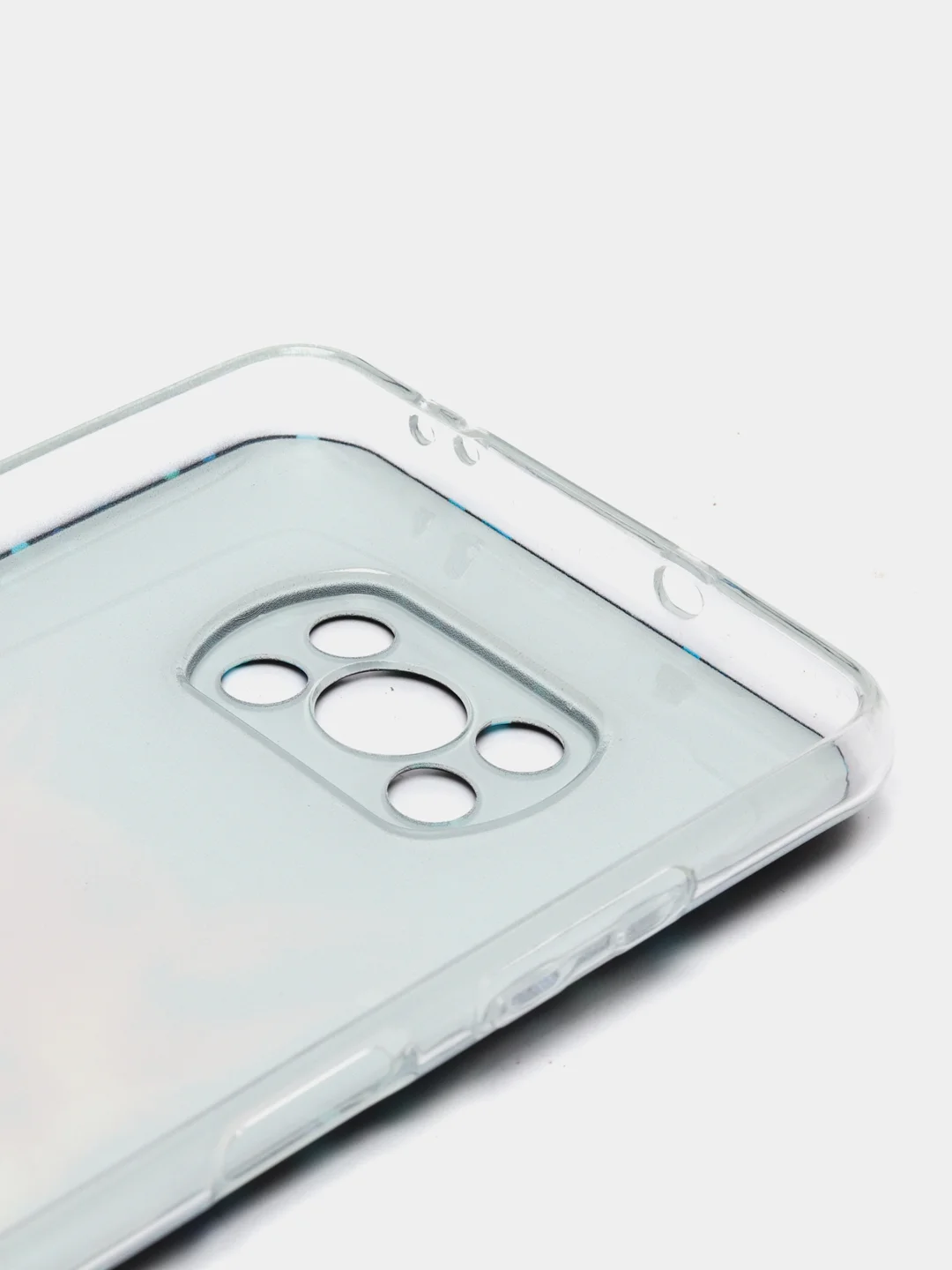 Рыжий силиконовый чехол на Xiaomi Poco X3/X3 Pro / Сяоми Poco X3/Х3 Про прозрачный, с рисунком